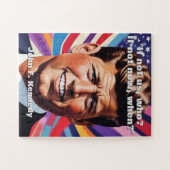 JFK John F. Kennedy Zitat Motivierend Inspiration Puzzle (Horizontal)