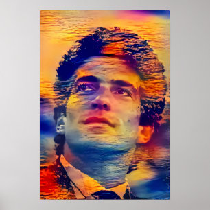 JFK jr. - Insel-Sonnenuntergang - Poster