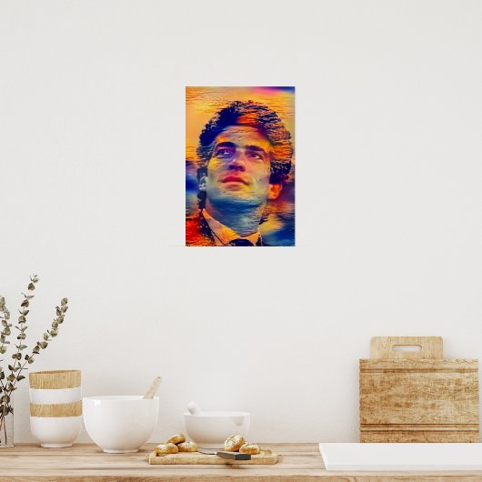 JFK Jr. - Island Sunset - Poster (Küche)