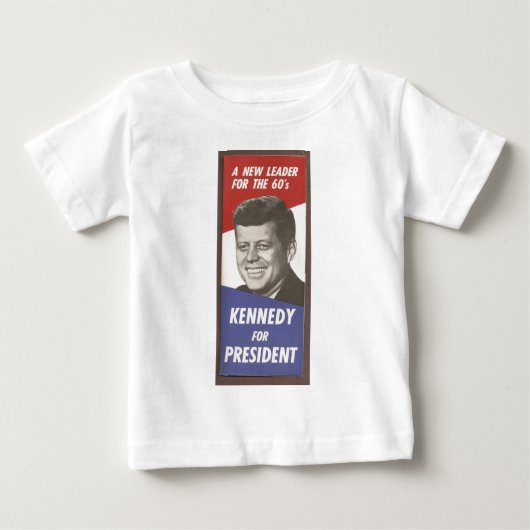 JFK Kampagne Baby T-shirt (Vorderseite)