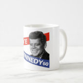 JFK Kennedy Election Kaffeetasse (VorderseiteRechts)