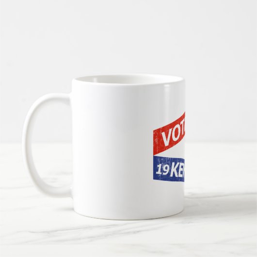 JFK Kennedy Election Kaffeetasse (Links)