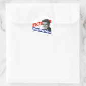 JFK Kennedy Election Runder Aufkleber (Tasche)