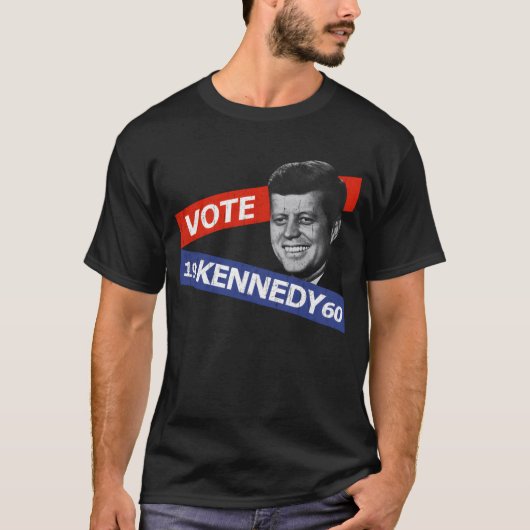 JFK Kennedy Retro Junge T-Shirt (Vorderseite)