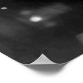 JFK kündigt die Moon Landing Mission an Poster (Ecke)