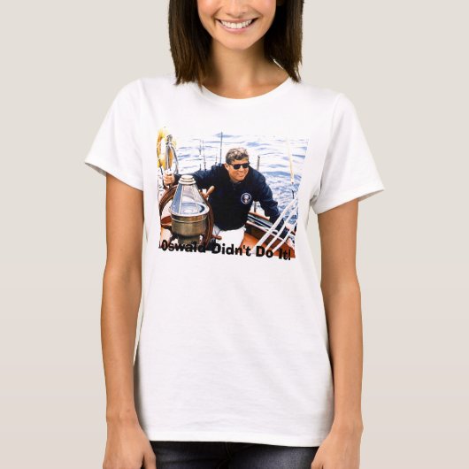jfk-manofsea-sailing-maine-8-12-62, Oswald Didn… T-Shirt (Vorderseite)