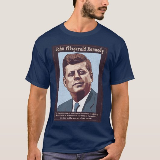 JFK - Maß T-Shirt (Vorderseite)