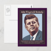 JFK - Maßstab Postkarte (Vorne/Hinten)