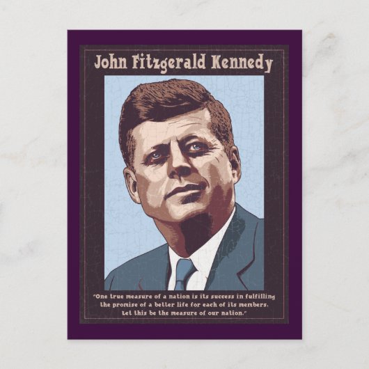 JFK - Maßstab Postkarte (Vorderseite)