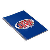 JFK New York Airport Code Notebook Notizblock (Rechte Seite)