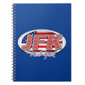 JFK New York Airport Code Notebook Notizblock (Vorderseite)