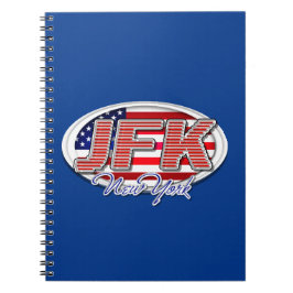JFK New York Airport Code Notebook Notizblock