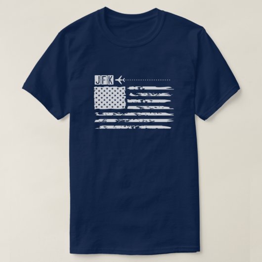 JFK New York Airport T-Shirt (Design vorne)