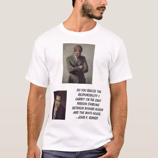 jfk, Nixon, Richard, verwirklichen Sie T-Shirt (Vorderseite)