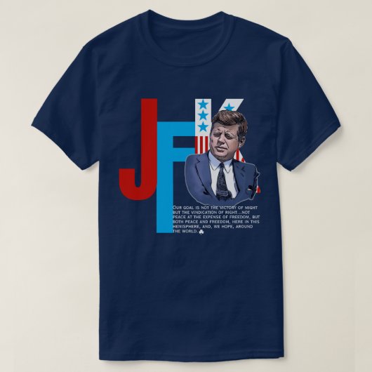 JFK-PRÄSIDENTSCHAFT T-Shirt (Design vorne)