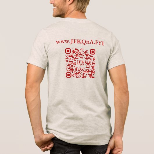 JFK Q&A Tri-Blend-SHIRT Tri-Blend Shirt (Rückseite)