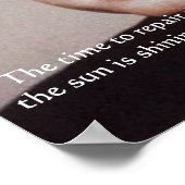 JFK REpair - das berühmte Zitat-Poster der Dachmar Poster (Ecke)