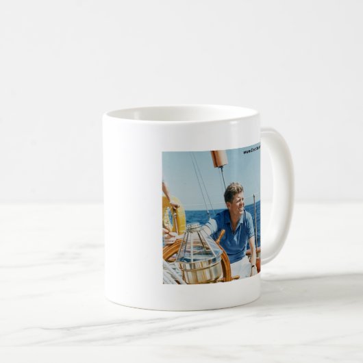 JFK Segeln Kaffeetasse (VorderseiteRechts)