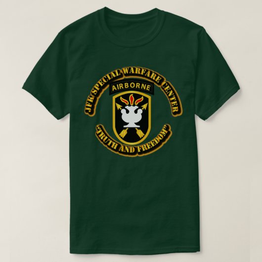 JFK Special Warfare Center T-Shirt (Design vorne)