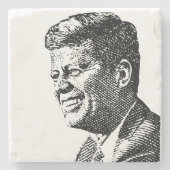 JFK - SteinUntersetzer (Vorderseite)