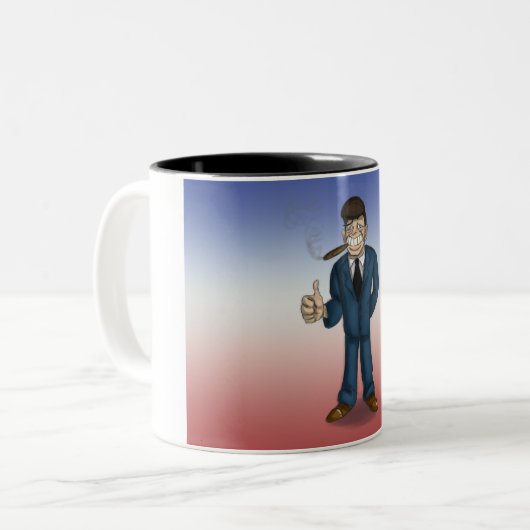 JFK Tasse (Vorderseite Links)
