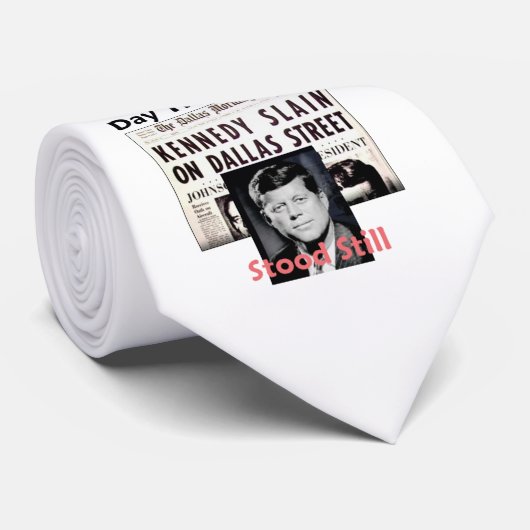 JFK TÖTETE Krawatte (Gerollt)