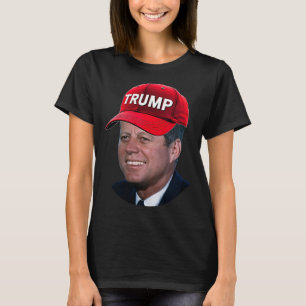 Jfk trägt Trump-Hut Lustiges John F Kennedy Meme G T-Shirt