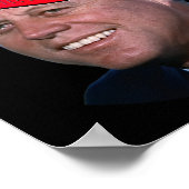 Jfk Wearing Trump Hat Funny John F Kennedy Meme Gr Poster (Ecke)
