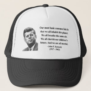 JFK Zitat 2b Truckerkappe