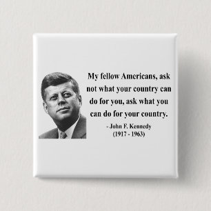 JFK Zitat 3b Button