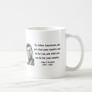 JFK Zitat 3b Kaffeetasse
