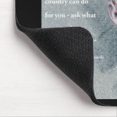JFK & Zitat Mousepad (Ecke)