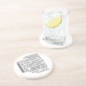 JFK Zitat-Untersetzer Getränkeuntersetzer (Seite)