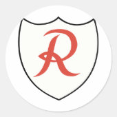 JG2 Richthofen Runder Aufkleber (Vorderseite)