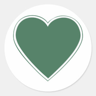 JG54 Grünherz Flecken Runder Aufkleber