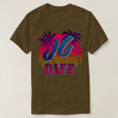 JG DIFF RETRO JUNGLE UNTERSCHIED BESSERER JUNGLER T-Shirt (Design vorne)