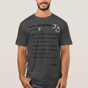 JGA Junggesellenabschied Aufgaben lustig lustig Br T-Shirt