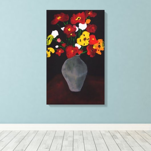 JGM - flowers of memory  Leinwanddruck (Insitu (Holzboden))