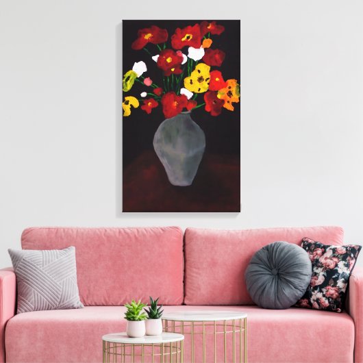 JGM - flowers of memory  Leinwanddruck (Insitu (Wohnzimmer))