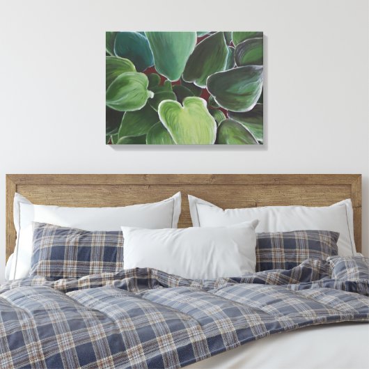 JGM - hostas Leinwanddruck (Insitu (Schlafzimmer))