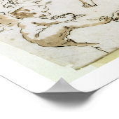 Jh. (Stift, Tinte und Waschen) Poster (Ecke)