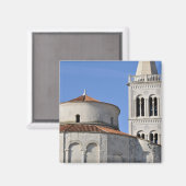 Jh. vorromanische Kirche Magnet (Vorderseite/Rückseite)