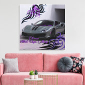 Jhgf Öl Black Lyon Design Leinwanddruck (Insitu (Wohnzimmer))