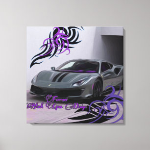 Jhgf Öl Black Lyon Design Leinwanddruck