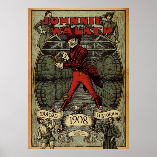 JHONNIE WALKER POSTER (Vorne)