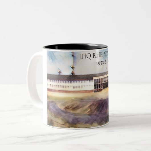 JHQ Rheindahlen Gedenkfeier Tasse (Vorderseite Links)