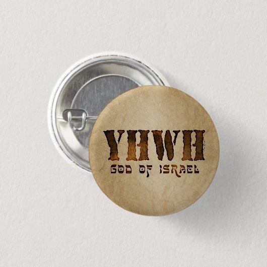 JHWH Jehovah Button (Vorne & Hinten)