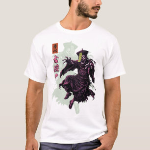 Jiangshi chinesischer hüpfender Vampir dunkler Myt T-Shirt