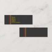 Jiao Visitenkarte #2 (Vorne/Hinten)