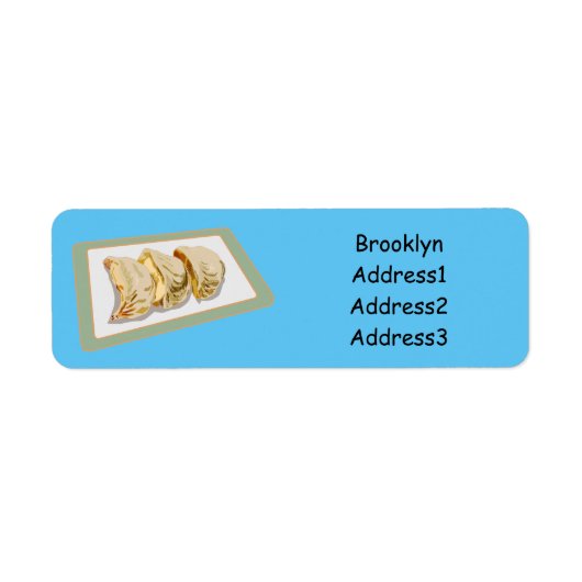 Jiaozi/Chinesische Knödel Cartoon Illustration (Vorne)